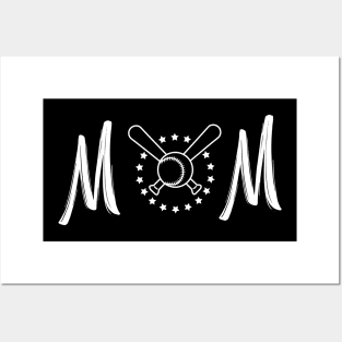 Baseball Mom MVPs - Funny & Cool Gift for Mothers, Friends, and Girlfriends - Cute & Loving Sports Mom Apparel for Women Posters and Art